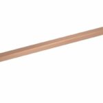 Greep Recht Zamac 192 mm Rood Koper