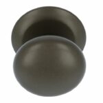 Voordeurknop BASIC LB65V Vast op Rozet Donker Brons