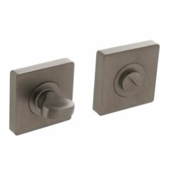 WC-sluiting 8 mm Vierkant 55x55x10mm Antraciet Grijs