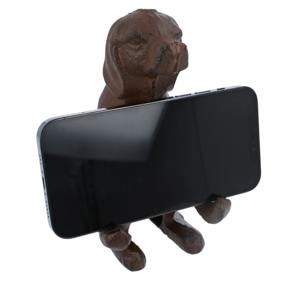 Gietijzeren Telefoonhouder Hond
