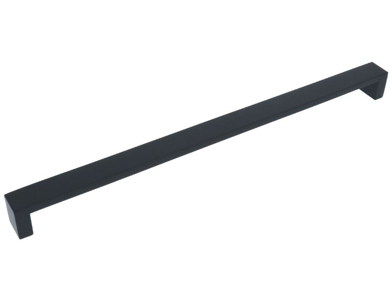 Greep Recht Structuur Mat Zwart 320 mm