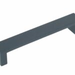 Greep Recht Structuur Antraciet 128 mm