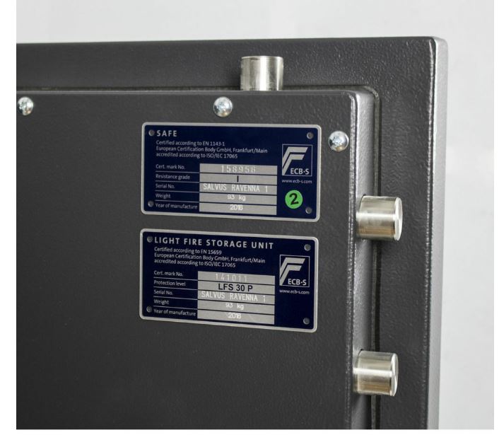Salvus Ravenna 1 elo Inbraak- en brandwerende kluis