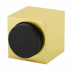Olivari deurstop Cubo vierkant messing titaan PVD