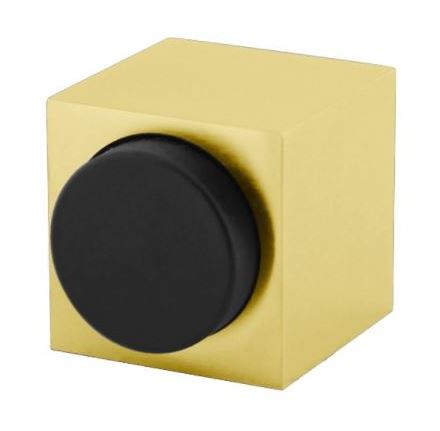 Olivari deurstop Cubo vierkant messing titaan PVD