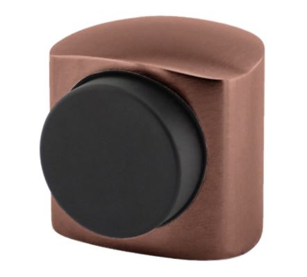 Olivari deurstop Victor afgerond brons mat titaan PVD