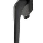 Olivari raamkruk Twist afsluitbaar antraciet mat titaan PVD