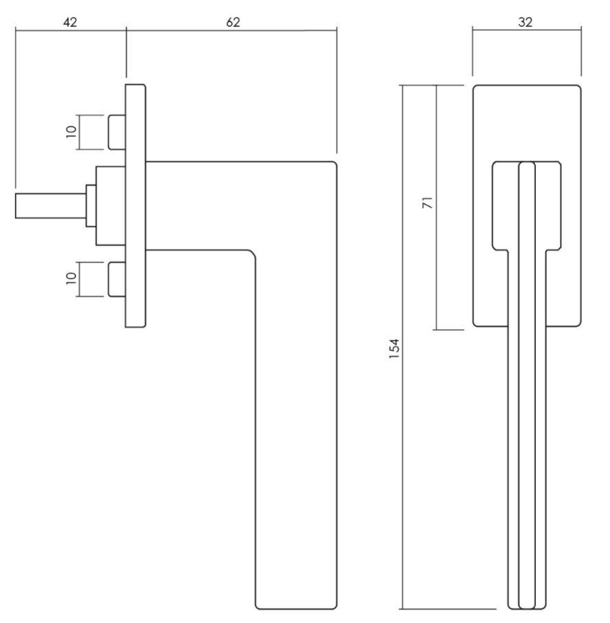 Olivari raamkruk Trend chroom