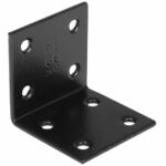 Starx l-steun zonder schroef Zwart 6 stuks