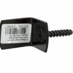 Starx l-steun met schroef Zwart 1 stuk