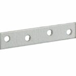 Starx verbindingsplaat met verzonken schroefgaten verzinkt 75 mm 4 stuks