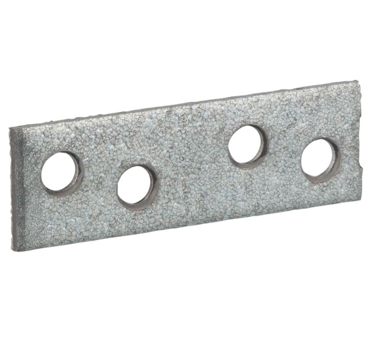 Starx verbindingsplaat met verzonken schroefgaten verzinkt 50 mm 4 stuks