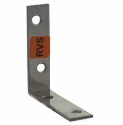 Starx stoelhoek met verzonken schroefgaten RVS 60 mm 1 stuk