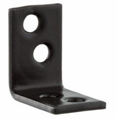Starx stoelhoek met verzonken schroefgaten 25 mm zwart 4 stuks