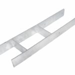 Starx h-paalhouder voor paal 121x121 mm verzinkt