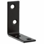 Starx stoelhoek met verzonken schroefgaten 40 mm zwart 4 stuks