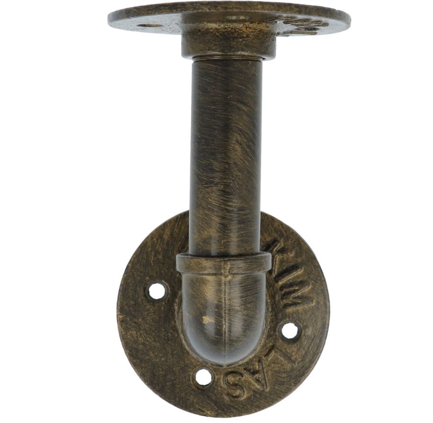 Set plankdragers ijzer brons 150x85 mm