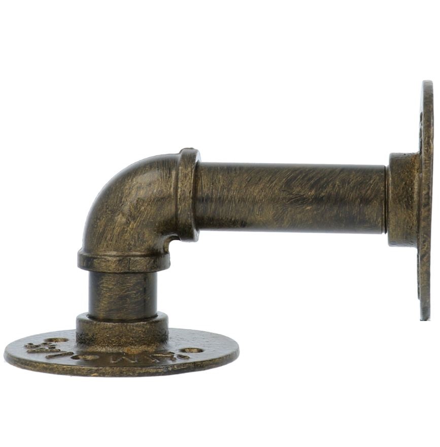 Set plankdragers ijzer brons 150x85 mm