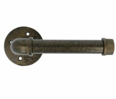 Toiletrolhouder ijzer brons 185x85 mm