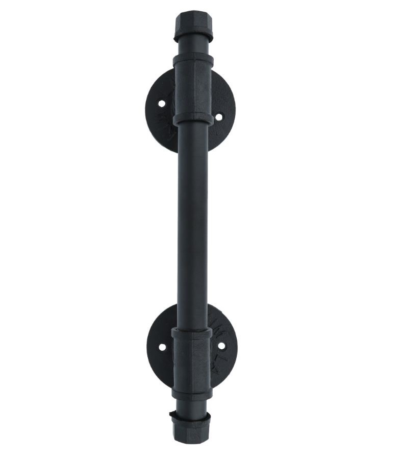 Schuifdeurgreep Robuust Zwart 340 mm