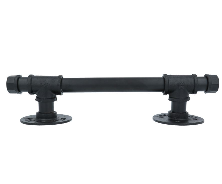 Schuifdeurgreep Robuust Zwart 340 mm