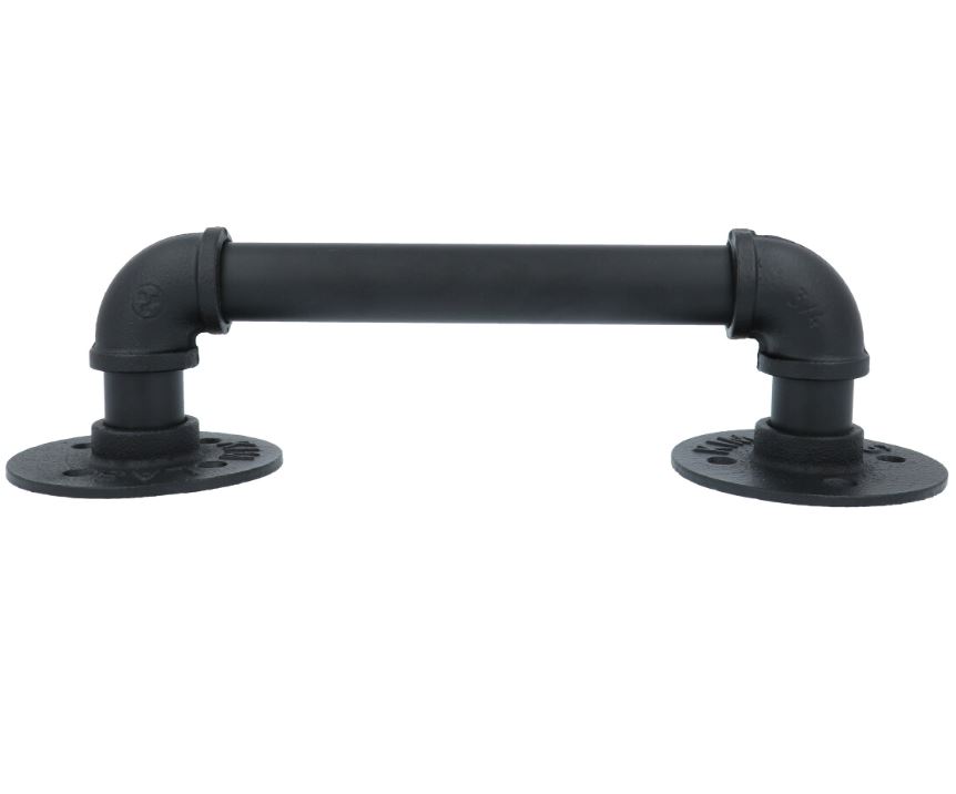 Schuifdeurgreep Robuust Zwart 300 mm