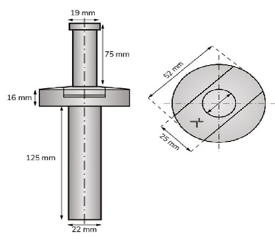 Exceptor® kierstandhouder binnendraaiend SKG V1® RVS
