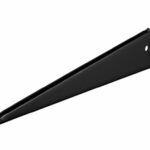 Drager dubbel 370 mm zwart