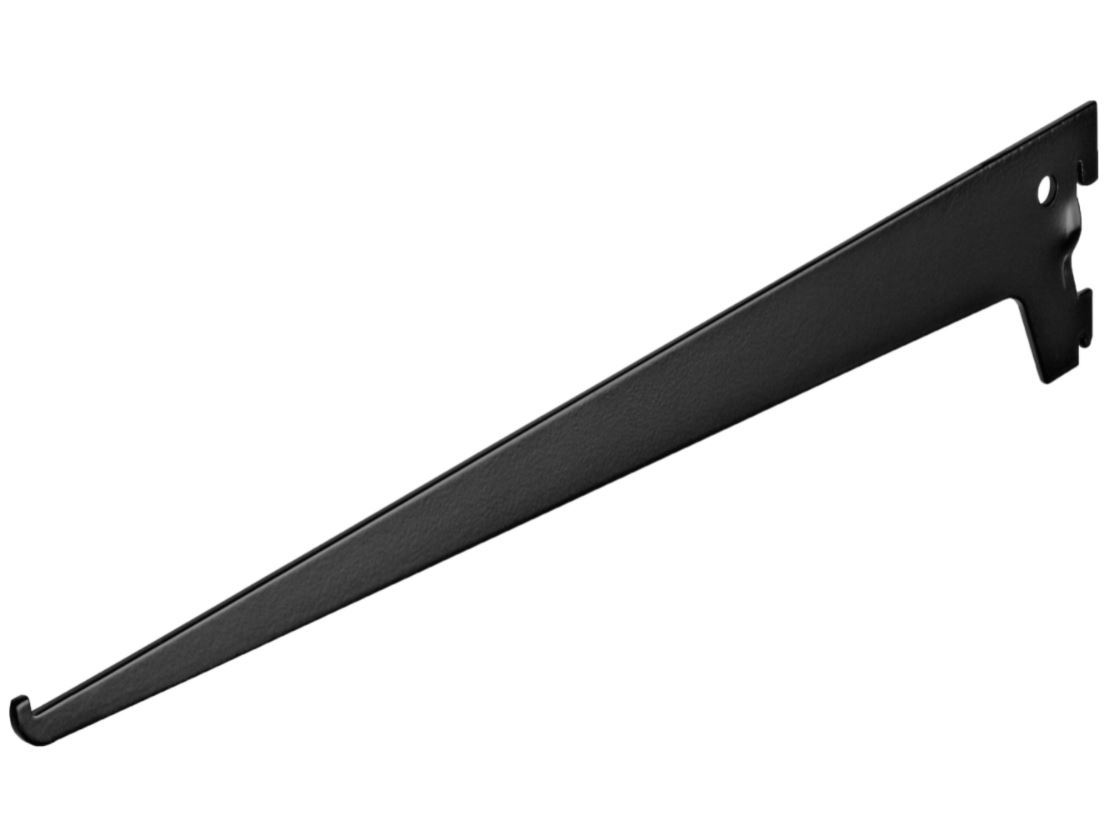 Drager enkel 400 mm zwart