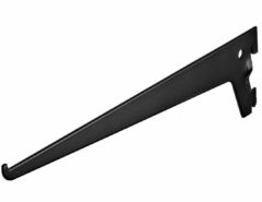 Drager enkel 300 mm zwart