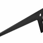 Drager enkel 200 mm zwart