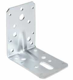 Starx hoekanker met ril verzinkt 90 x 90 x 60/2.5 mm 1 stuk
