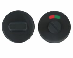 WC-Sluiting Rond met 8 mm stift PVD Gunmetal