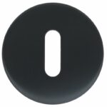 Sleutelplaatje Rond PVD Gunmetal