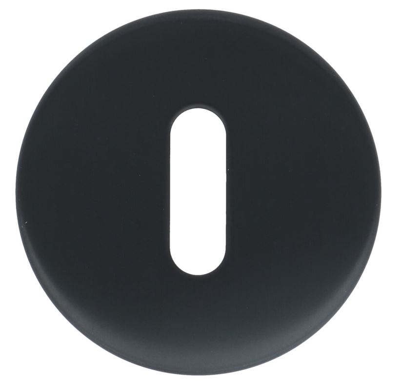 Sleutelplaatje Rond PVD Gunmetal