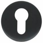 PC-Plaatje Rond PVD Gunmetal