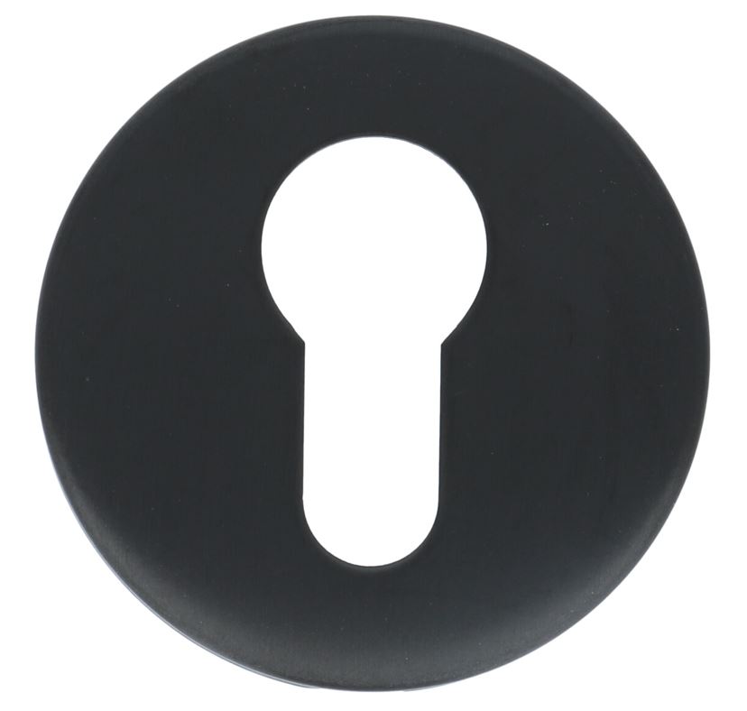 PC-Plaatje Rond PVD Gunmetal