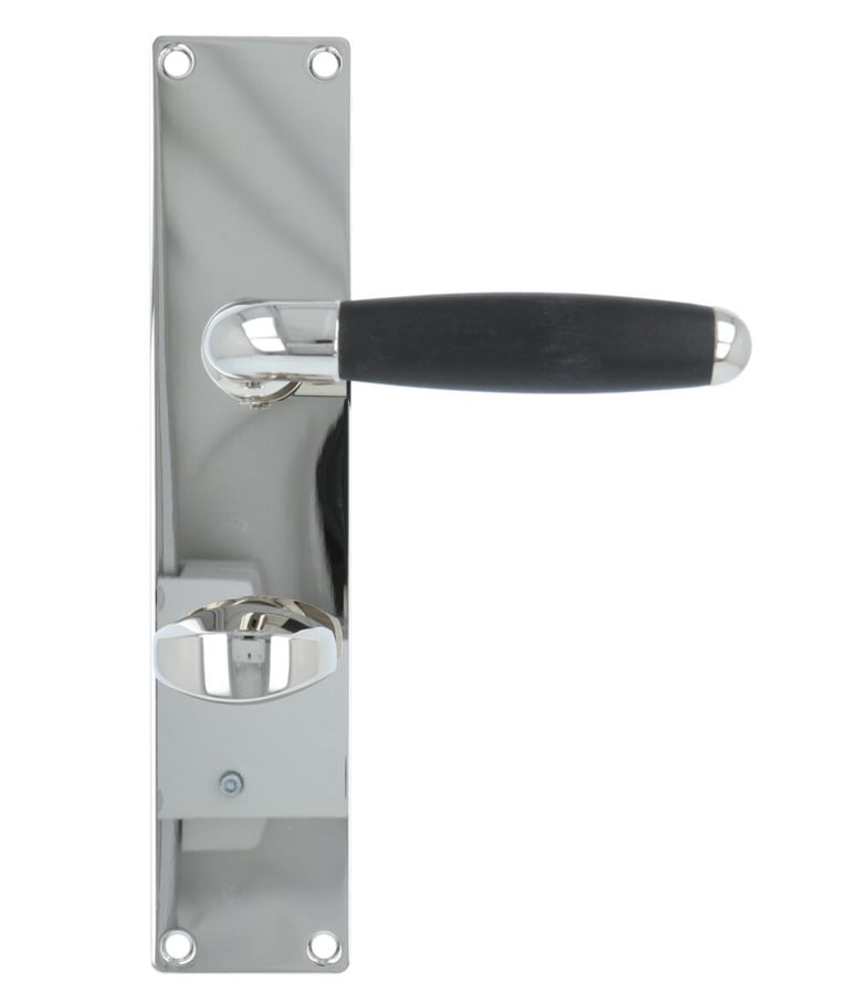 Deurkruk Met Schild Ton Model 1933 WC63/8 Glans Nikkel