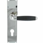 Deurkruk Met Schild Ton Model 1933 PC72 Glans Nikkel