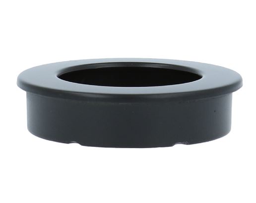 Ronde Infreesgreep Mat Zwart 49 mm