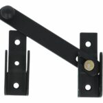 Luikoverslag 130 x 70 mm zwart