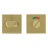 WC-sluiting Vierkant 53x53x10 mm PVD Mat Goud