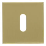 Sleutelplaatje Vierkant 53x53x10 PVD Mat Goud