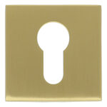 PC-Plaatje Vierkant 53x53x10 PVD Mat Goud