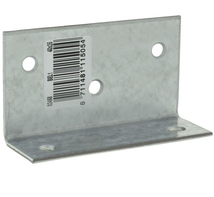 Starx versterkingshoek verzinkt 75 x 40 x 25 mm 1 stuk