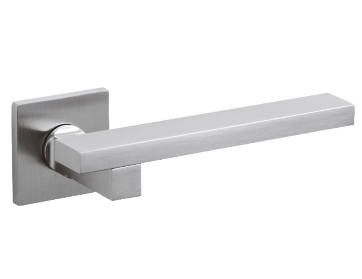 Olivari deurkruk Space Q op rozet chroom mat