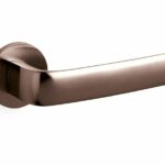 Olivari deurkruk Diva op rozet brons mat titaan PVD