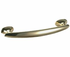 Greep Wig 96 mm messing gepolijst