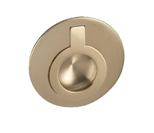 Luikring Marine Rond 52Ø Messing Gepolijst