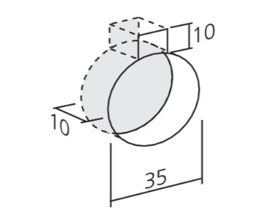 Luikring Marine 38x50 mm nikkel mat - Afbeelding 2
